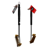 Щетка латунная для чистки решеток 800 Degrees Triple Head Row Grill Brush