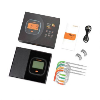 WiFi-гриль-термометр IBBQ-4T с 4 зондами, перезаряжаемый