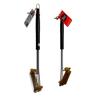 Щетка латунная для чистки решеток 800 Degrees Triple Head Row Grill Brush