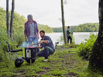 Коптильня Weber Smokey Mountain Cooker 47 см черный