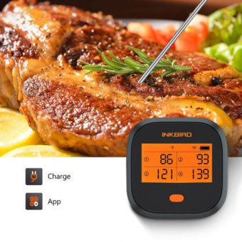 WiFi-гриль-термометр IBBQ-4T с 4 зондами, перезаряжаемый