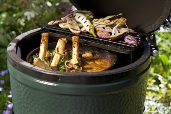 Керамический гриль BigGreenEgg (Большое Зеленое Яйцо)  М Medium EGG 