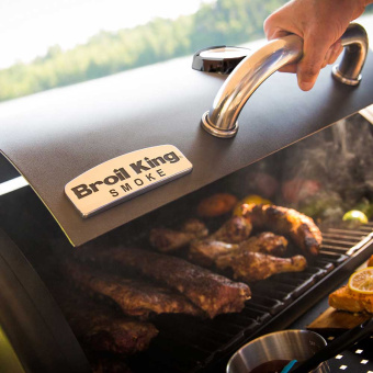 Угольный гриль Broil King коптильня SMOKE OFFSET
