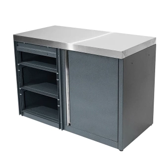 Модульные уличные кухни Smart Helios Модуль уличной кухни SMART-1200 Шкаф угловой универсальный (HS-KU03-SHU1200) Helios