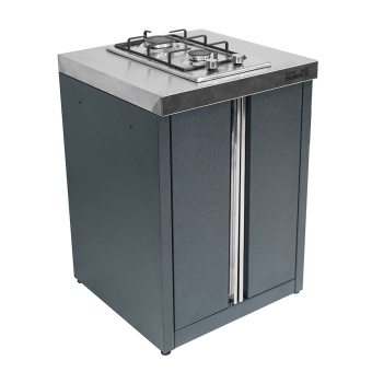 Модульные уличные кухни Smart Helios Модуль уличной кухни SMART-600 Шкаф c варочной поверхностью (HS-KU03-SHV600) Helios