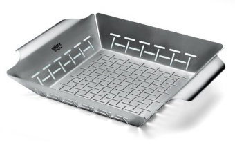 Перфорированный противень для гриля, квадратный, большой