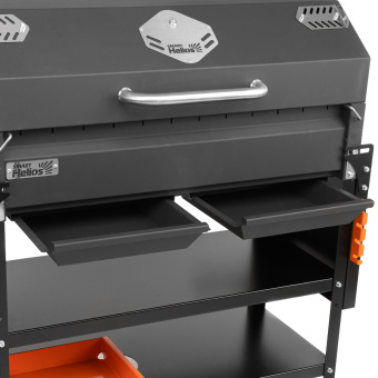 Мангал SMART-800 Люкс Helios - премиум-класса мангал с крышкой-гриль в GrillAndJoy